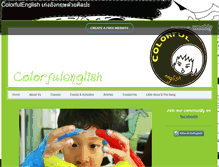 Tablet Screenshot of colorfulenglish.com